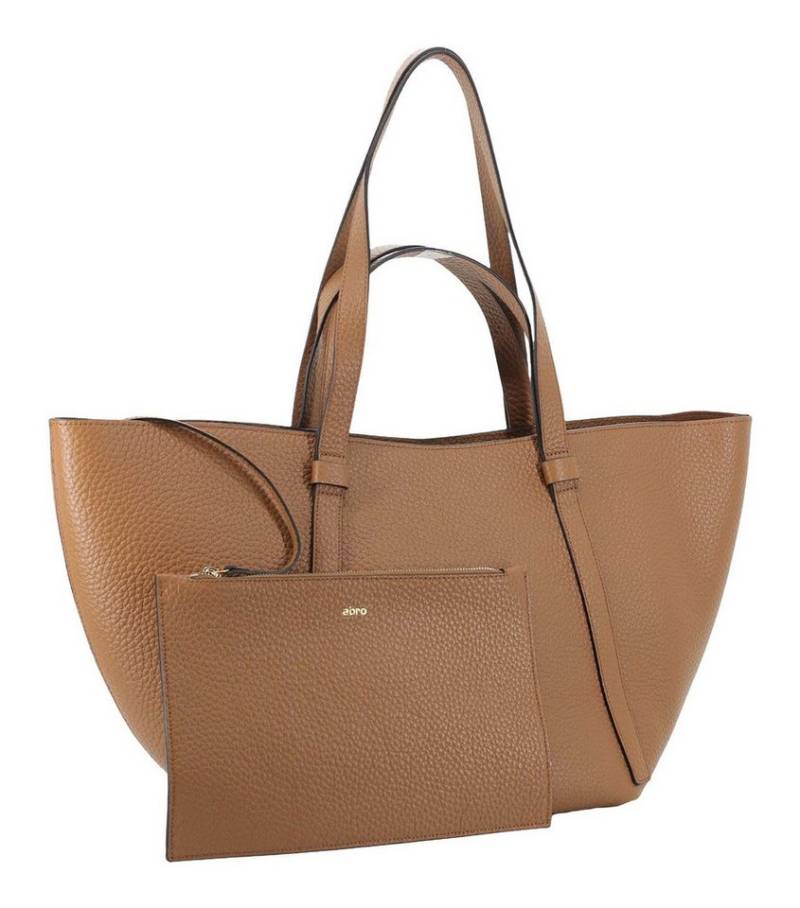Abro Schultertasche Shopper Cosmo (Set, 2-tlg), aus echtem Rindsleder von Abro