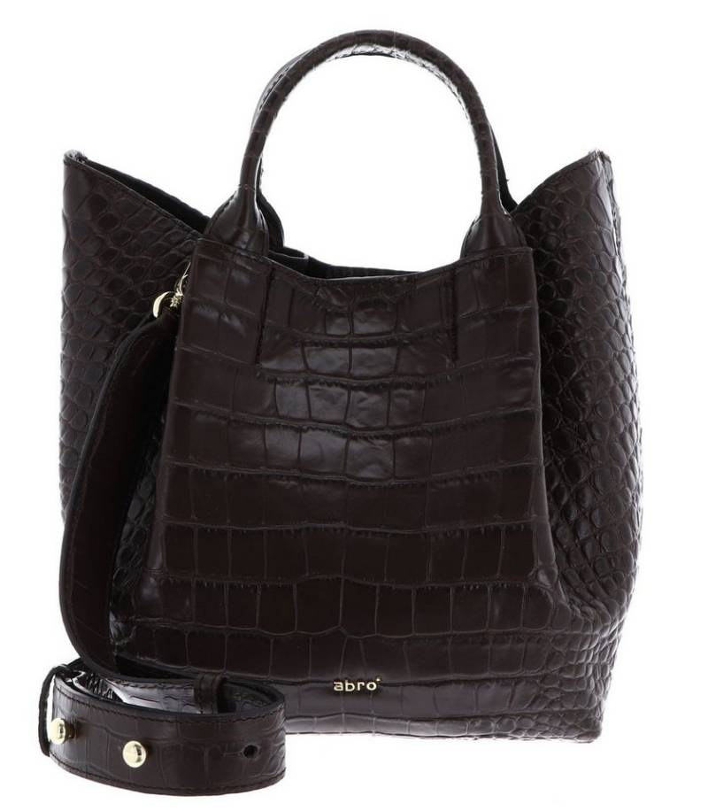 Abro Schultertasche Shopper Essential (Set, 2-tlg), aus echtem Leder von Abro