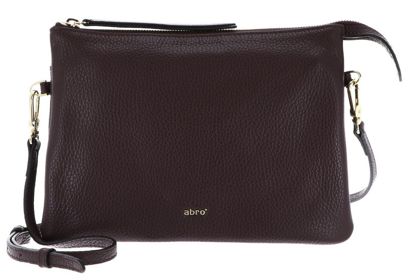 Abro Umhängetasche Crossbody Bag Threefold, aus echtem Leder von Abro