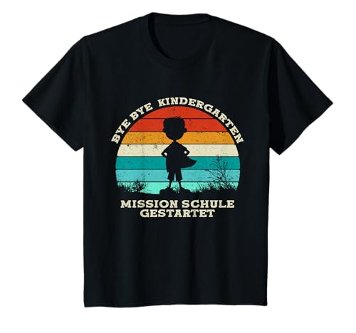 Bye Bye Kindergarten Kita Schulanfang Jungen Einschulung T-Shirt von Abschied Kita Geschenk 1. Klasse Schultüte Jungs