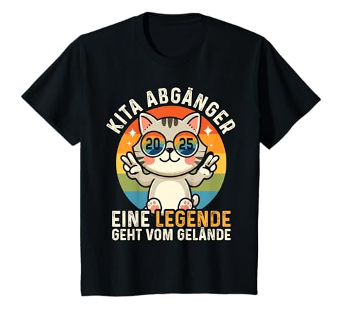 Kinder Kita Abgänger 2025 Kindergarten Verabschiedung Abschluss T-Shirt von Abschied Kita Kitaabgänger Kindergarten Kiga