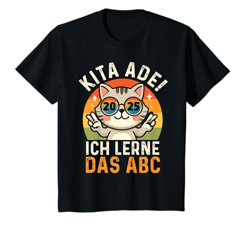 Kinder Kita Ade 2025 Kindergarten Abgänger Verabschiedung Abschluss T-Shirt von Abschied Kita Kitaabgänger Kindergarten Kiga