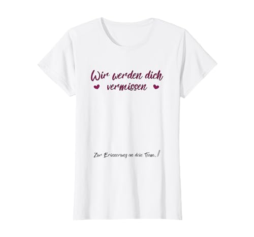 Damen Geschenk zum Abschied für die beste Kollegin zum Jobwechsel T-Shirt Damen Geschenk zum Abschied für die beste Kollegin zum Jobwechsel T-Shirt von Abschiedsgeschenk für Kolleginnen