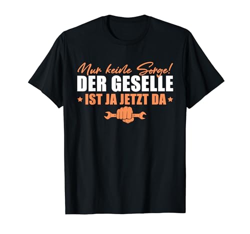 Herren Gesellenprüfung bestanden Kfz Mechaniker Geselle T-Shirt von Abschluss Handwerker Prüfung bestanden Geselle