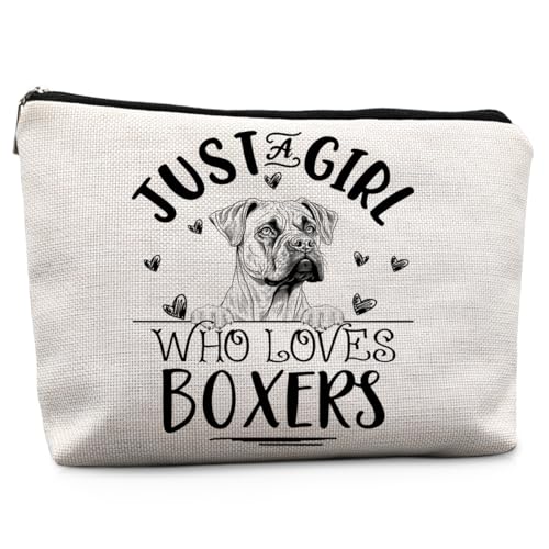 Absnfatu Make-up-Tasche mit Dalmatiner-Hunden, Dalmatiner-Geschenke für Frauen, nur ein Mädchen, das Damatianer liebt, Make-up-Tasche, Kosmetiktasche, 003-Hunde-Make-up-Tasche von Absnfatu