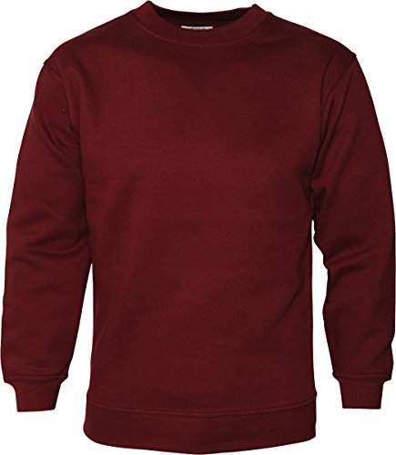 Absolute Apparel Herren Sweatshirt Gr. XXXL, burgunderfarben von Absolute Apparel