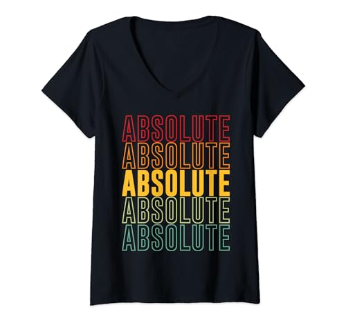 Damen Absoluter Stolz, Absolute T-Shirt mit V-Ausschnitt von Absolute Apparel