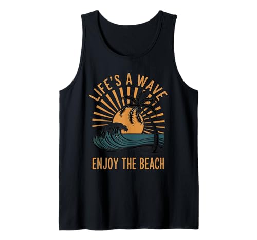 Strandhemd Damen Genießen Sie den Strand Casual Sommer Tank Top von Absolute Awesome Beach Vibes