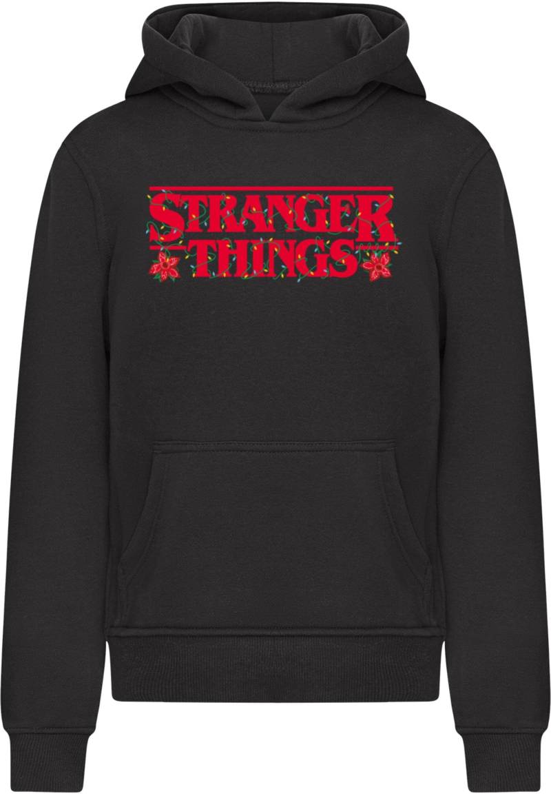 ABSOLUTE CULT Kapuzensweatshirt "ABSOLUTE CULT Kids Stranger Things - Christmas Logo Basic Hoody" 1 Stk. tlg. von Absolute Cult