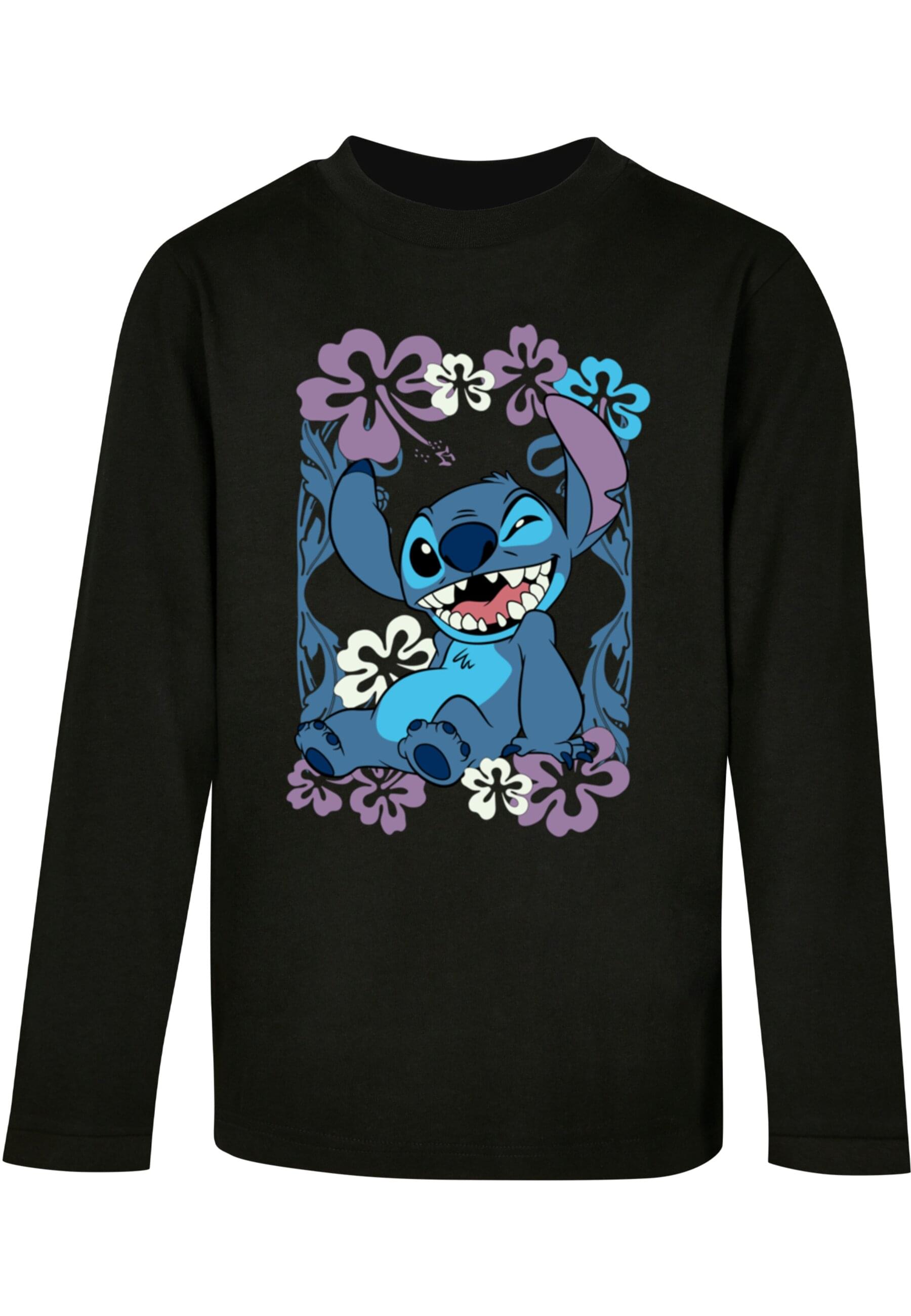 ABSOLUTE CULT Longsleeve "ABSOLUTE CULT Kids Lilo and Stitch - Flower Wink Longsleeve" 1 Stk. tlg. von Absolute Cult