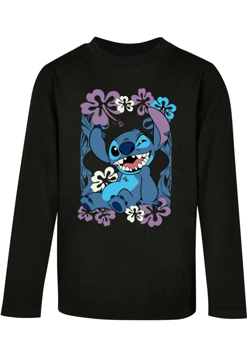 ABSOLUTE CULT Longsleeve "ABSOLUTE CULT Kids Lilo and Stitch - Flower Wink Longsleeve" 1 Stk. tlg. von Absolute Cult
