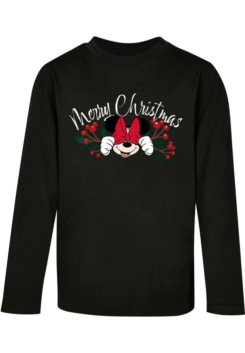 ABSOLUTE CULT Longsleeve "ABSOLUTE CULT Kids Minnie Mouse - Christmas Holly Longsleeve" 1 Stk. tlg. von Absolute Cult