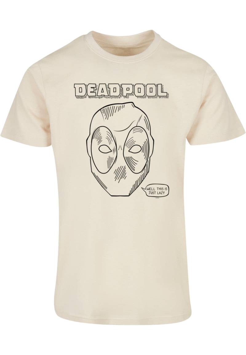 ABSOLUTE CULT T-Shirt "ABSOLUTE CULT Herren Deadpool - This Is Just Lazy T-Shirt", (1 tlg.) von Absolute Cult
