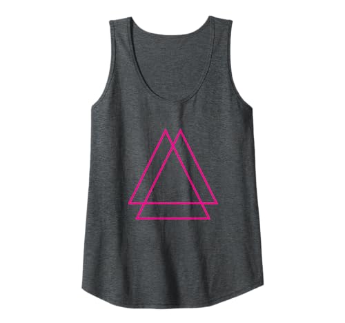 Damen Geometric Overlapping Triangle Shape Geometry Art Distressed Tank Top Damen Geometric Overlapping Triangle Shape Geometry Art Distressed Tank Top von Abstract Geometric Shapes Art Design Collection