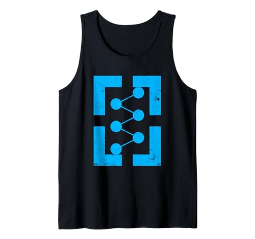 Herren Geometric Circle Rectangle Line Shapes Geometry Distressed Tank Top Herren Geometric Circle Rectangle Line Shapes Geometry Distressed Tank Top von Abstract Geometric Shapes Art Design Collection