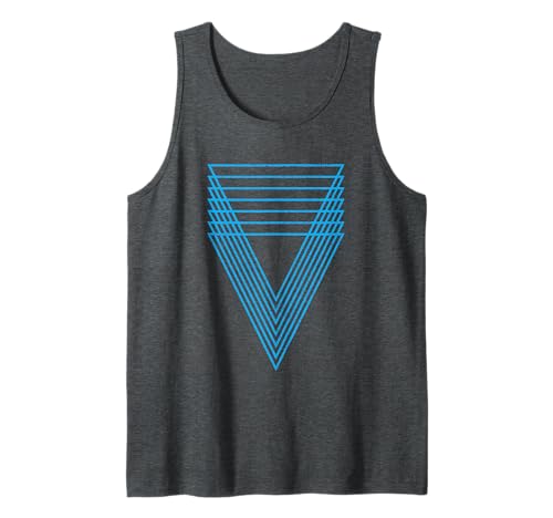 Herren Geometric Overlapping Triangle Shape Geometry Art Distressed Tank Top Herren Geometric Overlapping Triangle Shape Geometry Art Distressed Tank Top von Abstract Geometric Shapes Art Design Collection