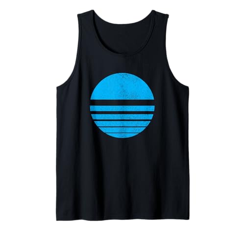 Herren Geometric Sliced Circle Shapes Lines Geometry Art Distressed Tank Top Herren Geometric Sliced Circle Shapes Lines Geometry Art Distressed Tank Top von Abstract Geometric Shapes Art Design Collection