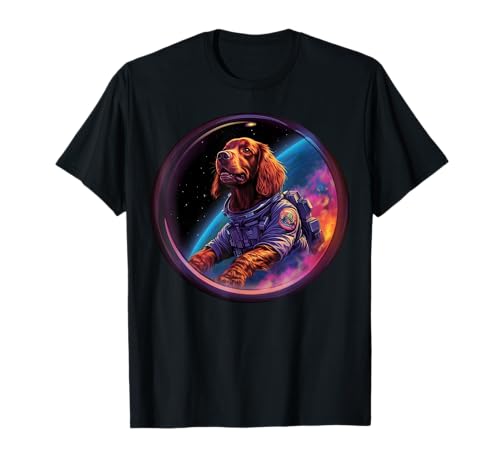 Space Irish Setter, Hund, Mama, Papa, Irish Setter T-Shirt von Abstract Irish Setter Dog Lovers