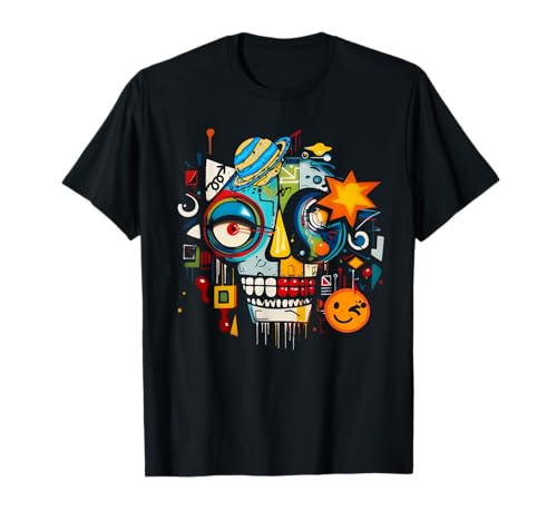 Bunte Graffiti Grafik Skull Street Art Kunst Style Kinder T-Shirt Bunte Graffiti Grafik Skull Street Art Kunst Style Kinder T-Shirt von Abstrakt Sprayer Sprayen Spray Künstler Malerei