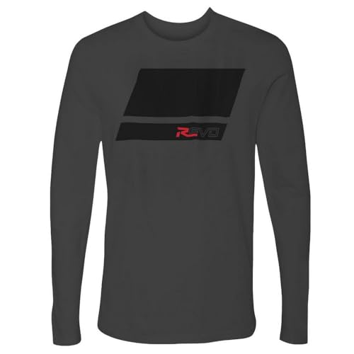 Abu Garcia Herren Standard Revo Logo Langarm T-Shirt, Anthrazit, XXL von Abu Garcia