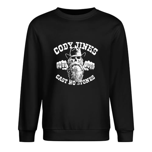 Cody Jinks Cast No Stones Vintage Gift Funny Men's Long Sleeve Crewneck 100% Cotton Pullover Sweatshirts Black XL Cody Jinks Cast No Stones Vintage Gift Funny Men's Long Sleeve Crewneck 100% Cotton Pullover Sweatshirts Black XL von Abuela