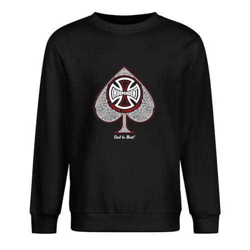 Independent CBB Cross Spade Men's Long Sleeve Crewneck 100% Cotton Pullover Sweatshirts Black M Independent CBB Cross Spade Men's Long Sleeve Crewneck 100% Cotton Pullover Sweatshirts Black M von Abuela