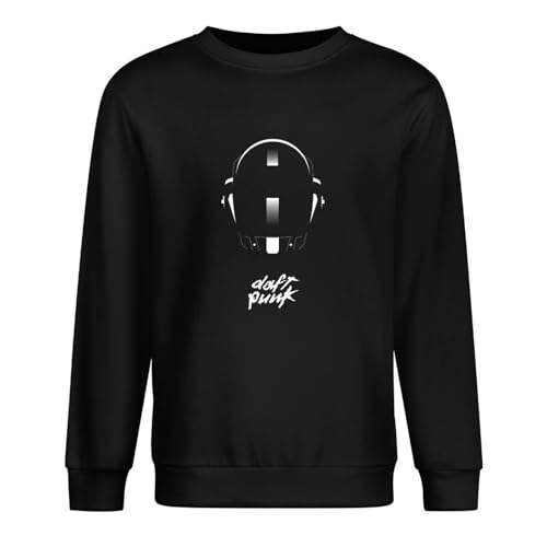 Men Daft Helmet Punk Black Graphic Shirt Men's Long Sleeve Crewneck 100% Cotton Pullover Sweatshirts Black M Men Daft Helmet Punk Black Graphic Shirt Men's Long Sleeve Crewneck 100% Cotton Pullover Sweatshirts Black M von Abuela