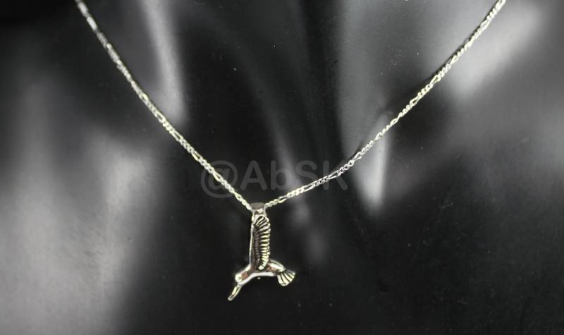925 Sterling Silber Humming Bird Anhänger Kette Halskette 19 Zoll Länge Bcn2 von Abundance74