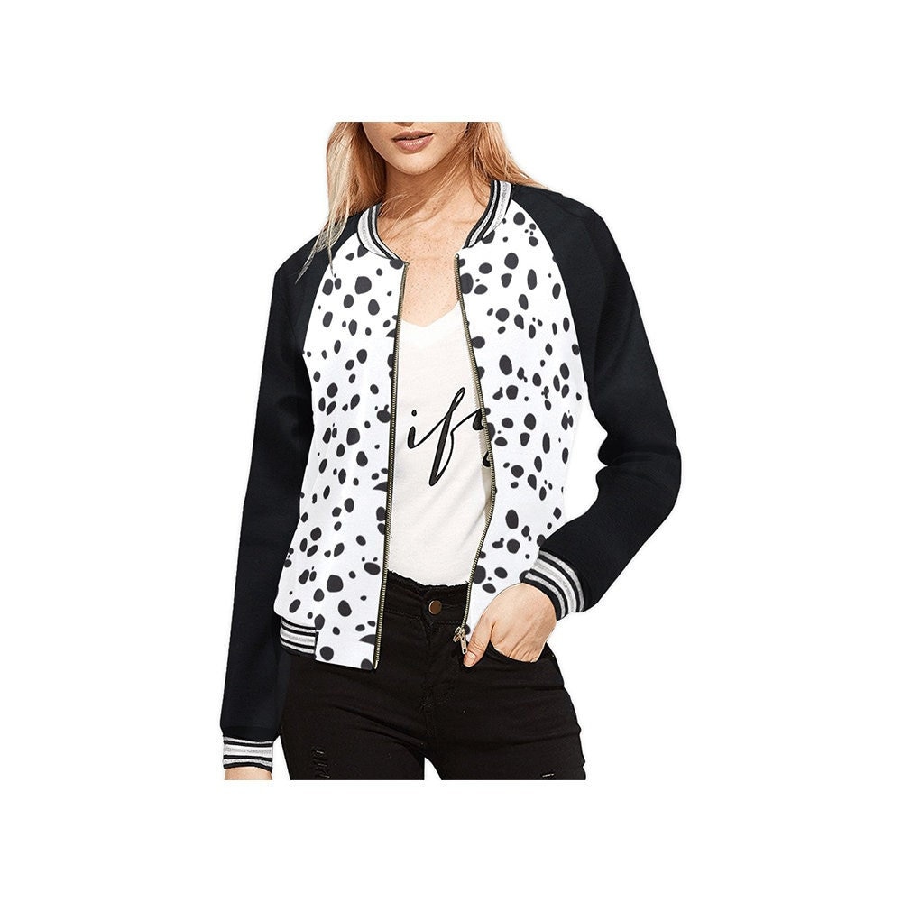 Dalmatiner Print Frauen All Over Bomberjacke von Abundifind