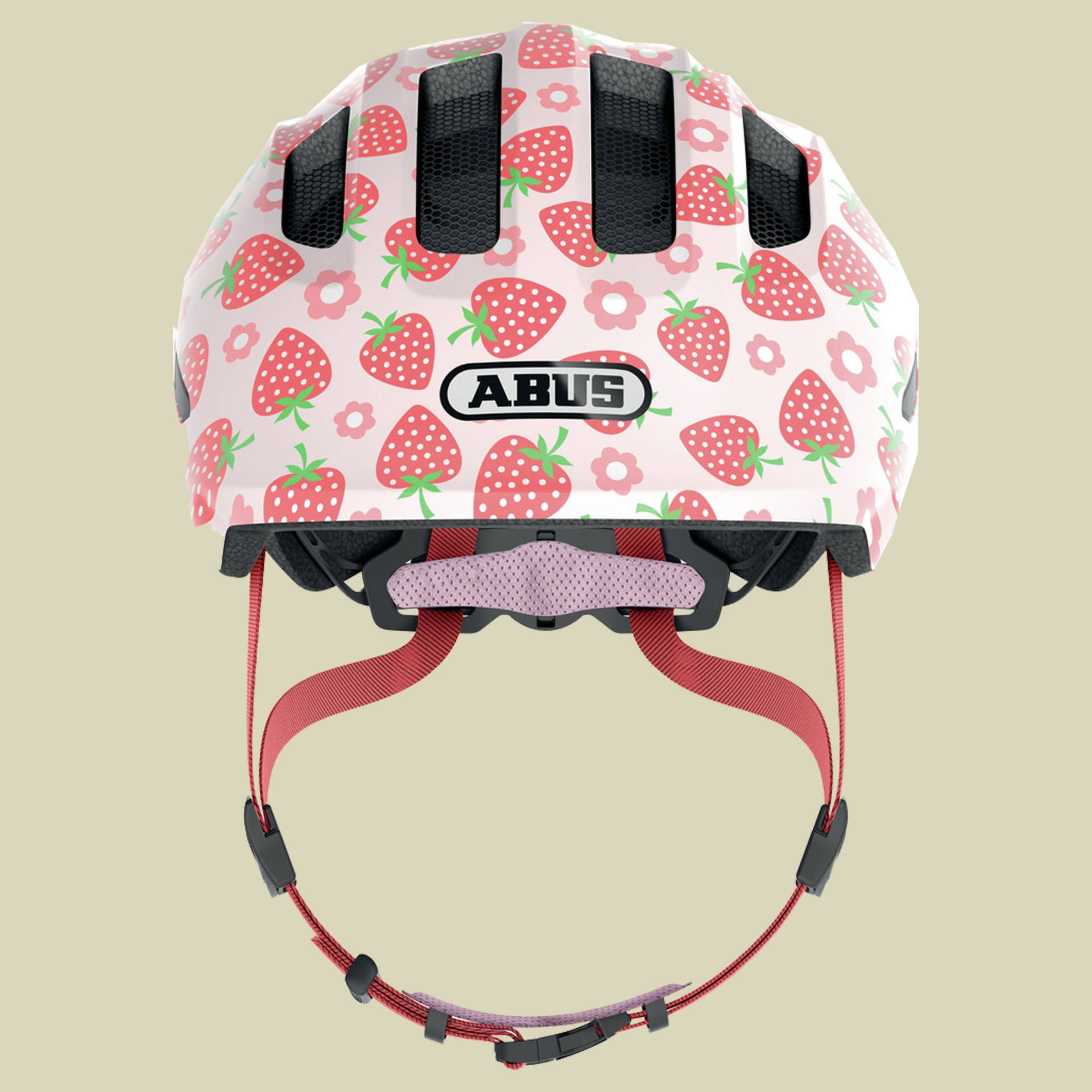 Smiley 3.0 LED Kopfumfang M 50-55 cm Farbe rose strawberry von Abus