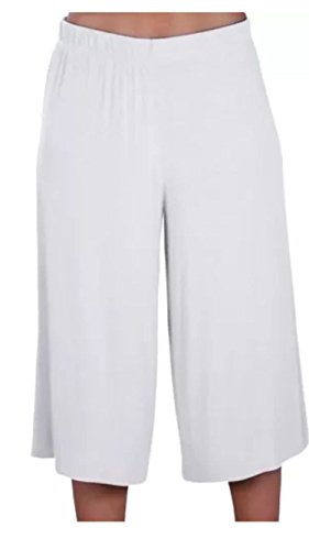 Abz Fashion Damen Capri Hose Gr. 52, weiß von Abz Fashion