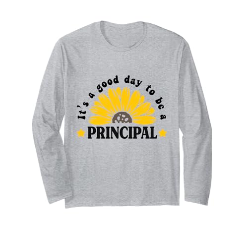 Süße Sonnenblumen-Grafik für den ersten Tag der Schulleiterin für Frauen Langarmshirt Süße Sonnenblumen-Grafik für den ersten Tag der Schulleiterin für Frauen Langarmshirt von Academic Appreciation Back to School Supplies