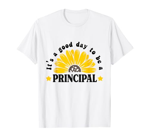 Süße Sonnenblumen-Grafik für den ersten Tag der Schulleiterin für Frauen T-Shirt Süße Sonnenblumen-Grafik für den ersten Tag der Schulleiterin für Frauen T-Shirt von Academic Appreciation Back to School Supplies