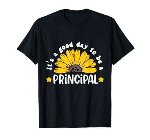 Süße Sonnenblumen-Grafik für den ersten Tag der Schulleiterin für Frauen T-Shirt Süße Sonnenblumen-Grafik für den ersten Tag der Schulleiterin für Frauen T-Shirt von Academic Appreciation Back to School Supplies