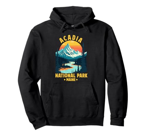 Acadia National Park Souvenir Maine Retro für Männer Frauen Kinder Pullover Hoodie Acadia National Park Souvenir Maine Retro für Männer Frauen Kinder Pullover Hoodie von Acadia National Park Souvenir