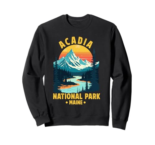 Acadia National Park Souvenir Maine Retro für Männer Frauen Kinder Sweatshirt Acadia National Park Souvenir Maine Retro für Männer Frauen Kinder Sweatshirt von Acadia National Park Souvenir