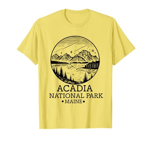 Acadia National Park Souvenir Maine Retro für Männer Frauen Kinder T-Shirt Acadia National Park Souvenir Maine Retro für Männer Frauen Kinder T-Shirt von Acadia National Park Souvenir