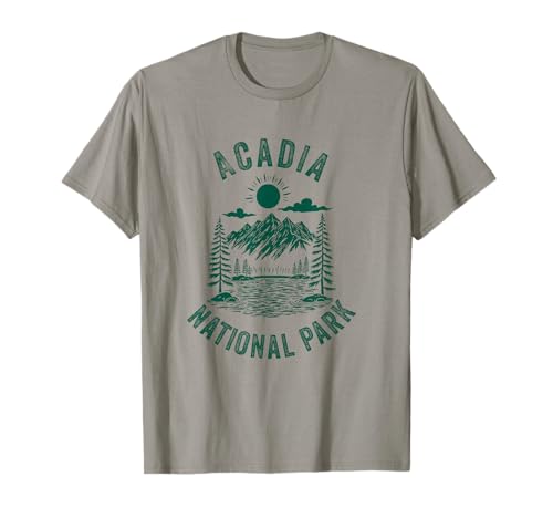Acadia National Park Souvenir Maine Retro für Männer Frauen Kinder T-Shirt Acadia National Park Souvenir Maine Retro für Männer Frauen Kinder T-Shirt von Acadia National Park Souvenir