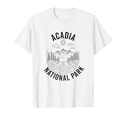 Acadia National Park Souvenir Maine Retro für Männer Frauen Kinder T-Shirt Acadia National Park Souvenir Maine Retro für Männer Frauen Kinder T-Shirt von Acadia National Park Souvenir