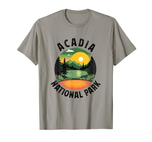 Acadia National Park Souvenir Maine Retro für Männer Frauen Kinder T-Shirt Acadia National Park Souvenir Maine Retro für Männer Frauen Kinder T-Shirt von Acadia National Park Souvenir