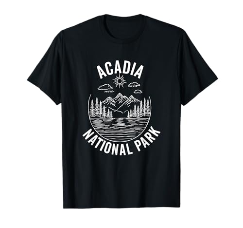 Acadia National Park Souvenir Maine Retro für Männer Frauen Kinder T-Shirt Acadia National Park Souvenir Maine Retro für Männer Frauen Kinder T-Shirt von Acadia National Park Souvenir