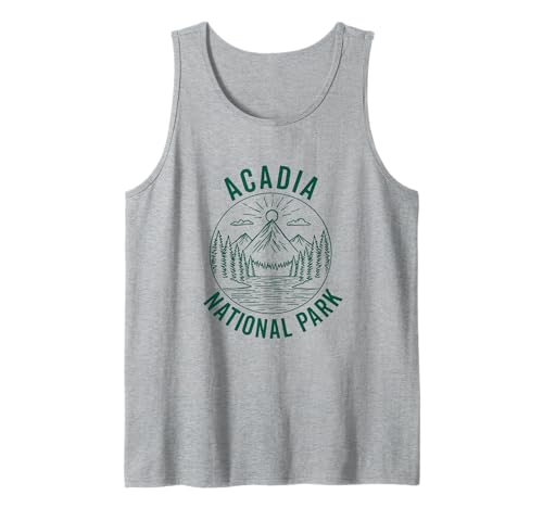 Acadia National Park Souvenir Maine Retro für Männer Frauen Kinder Tank Top Acadia National Park Souvenir Maine Retro für Männer Frauen Kinder Tank Top von Acadia National Park Souvenir