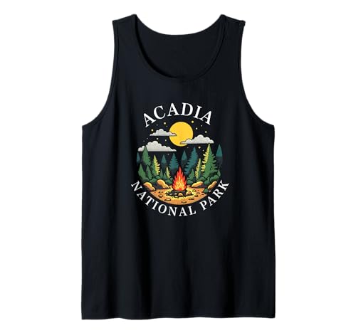 Acadia National Park Souvenir Maine Retro für Männer Frauen Kinder Tank Top Acadia National Park Souvenir Maine Retro für Männer Frauen Kinder Tank Top von Acadia National Park Souvenir