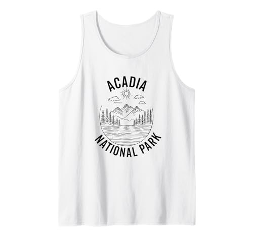 Acadia National Park Souvenir Maine Retro für Männer Frauen Kinder Tank Top Acadia National Park Souvenir Maine Retro für Männer Frauen Kinder Tank Top von Acadia National Park Souvenir