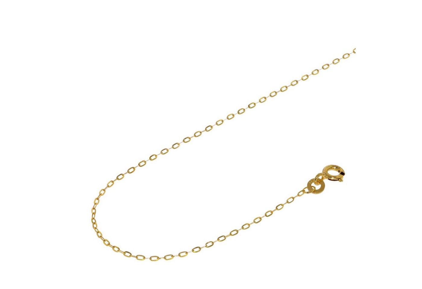 Acalee Collier 333 Gold / 8 Karat Flachanker-Kette 1,1 mm von Acalee