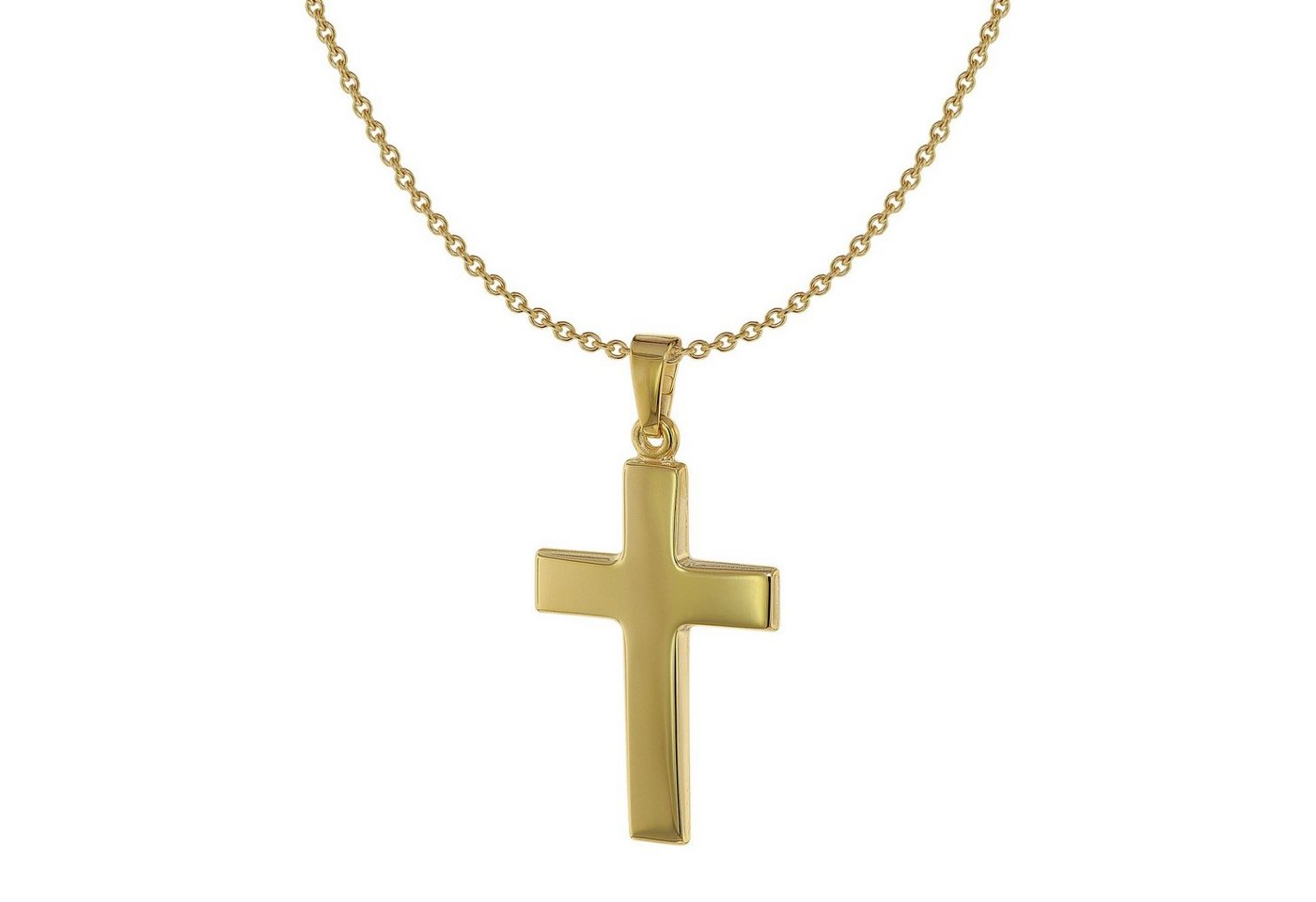 Acalee Kette mit Anhänger Kette mit Kreuz-Anhänger 8 Karat / 333 Gold von Acalee