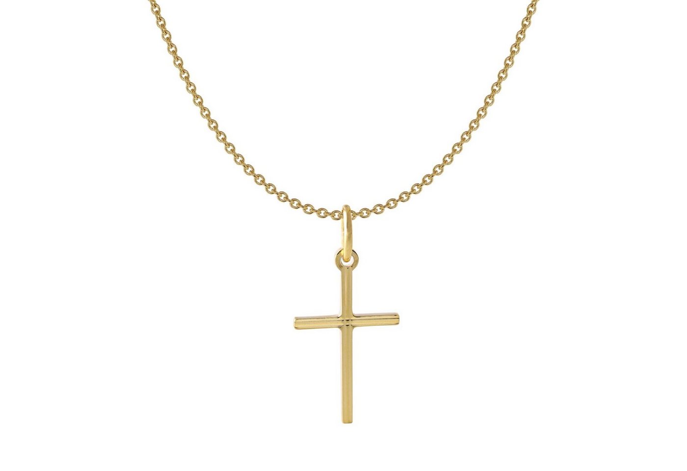 Acalee Kette mit Anhänger mit Kreuz-Anhänger 333 / 8K Gold von Acalee