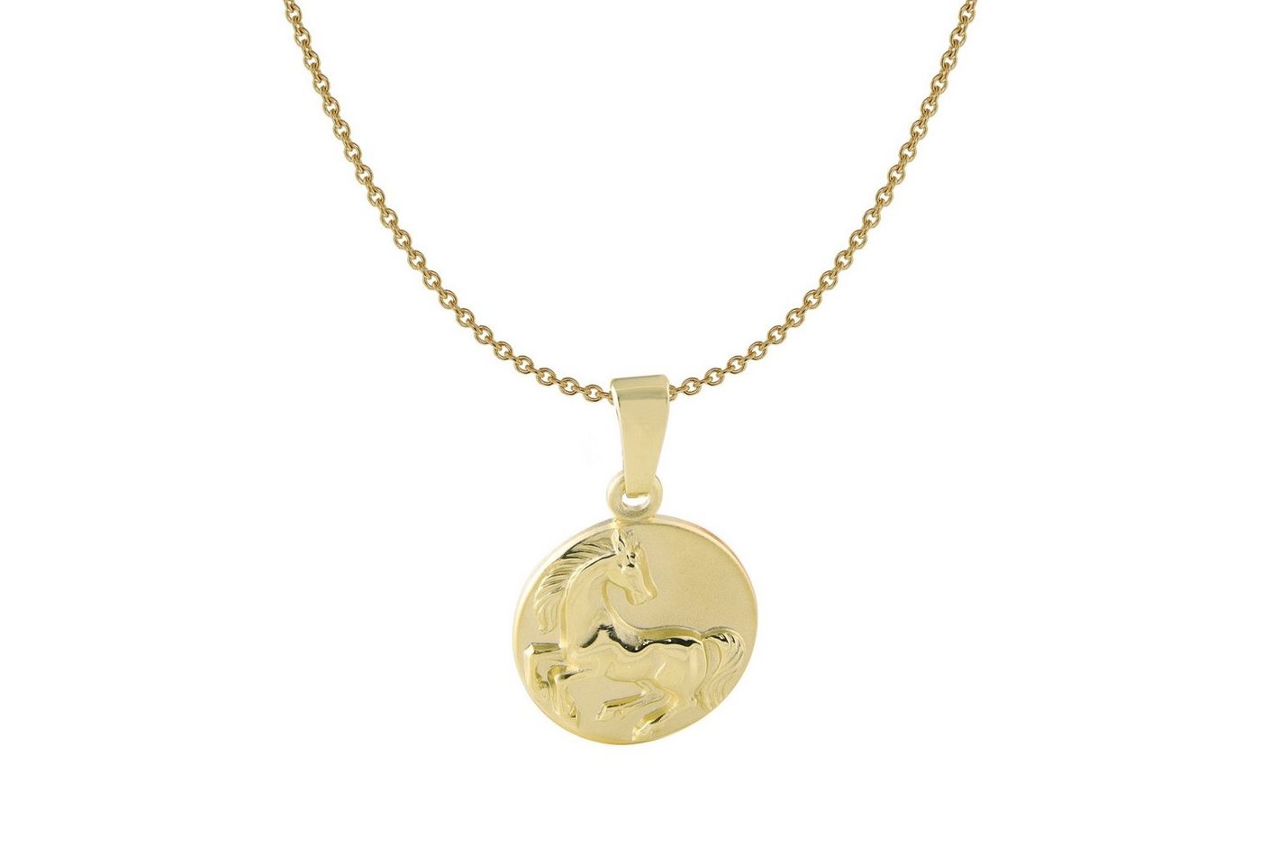 Acalee Kette mit Anhänger mit Pferd-Anhänger 333 / 8K Gold von Acalee