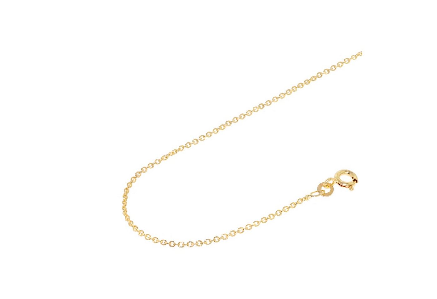 Acalee Kette ohne Anhänger 333 Gold / 8 Karat Anker-Kette 1,5 mm von Acalee