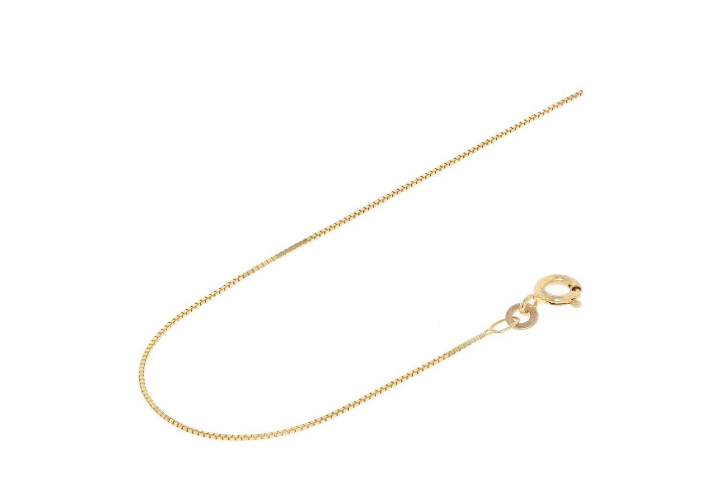 Acalee Kette ohne Anhänger 333 Gold / 8 Karat Venezianer-Kette 0,7 mm von Acalee